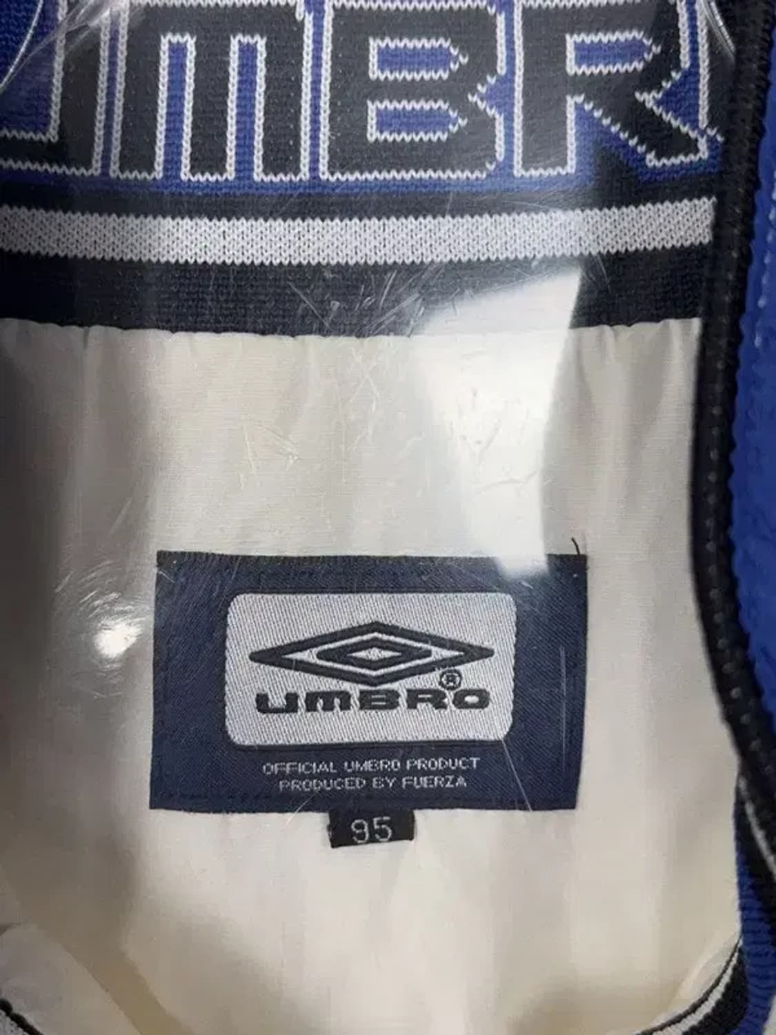 엄브로 올드스쿨 블루 화이트 투톤 바람막이 95(L) 상품이미지9