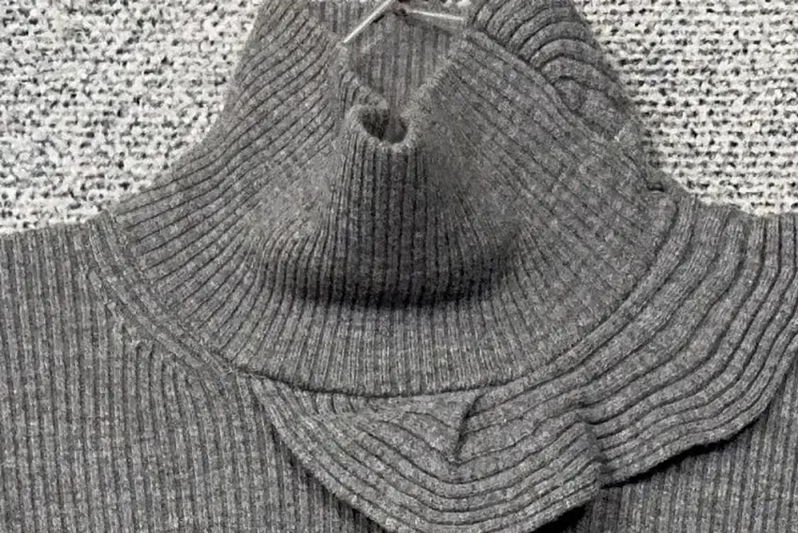 발렌티노 그레이 폴라 니트 XXS 상품이미지6