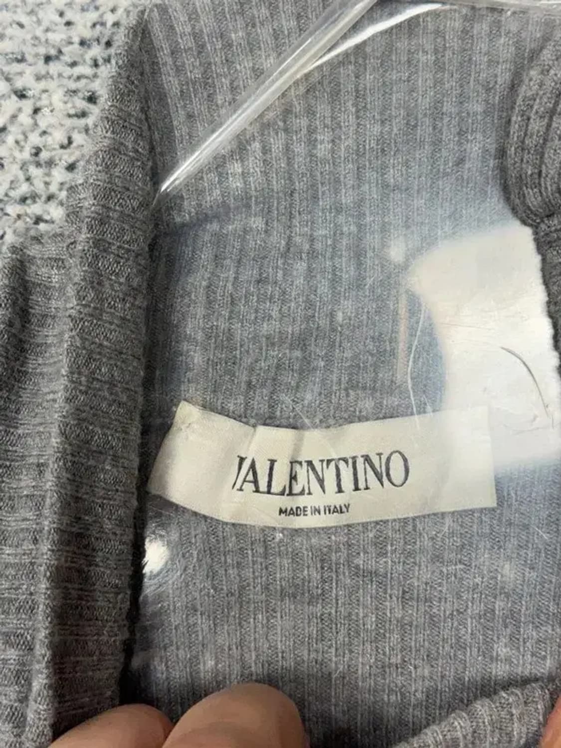 발렌티노 그레이 폴라 니트 XXS 상품이미지7