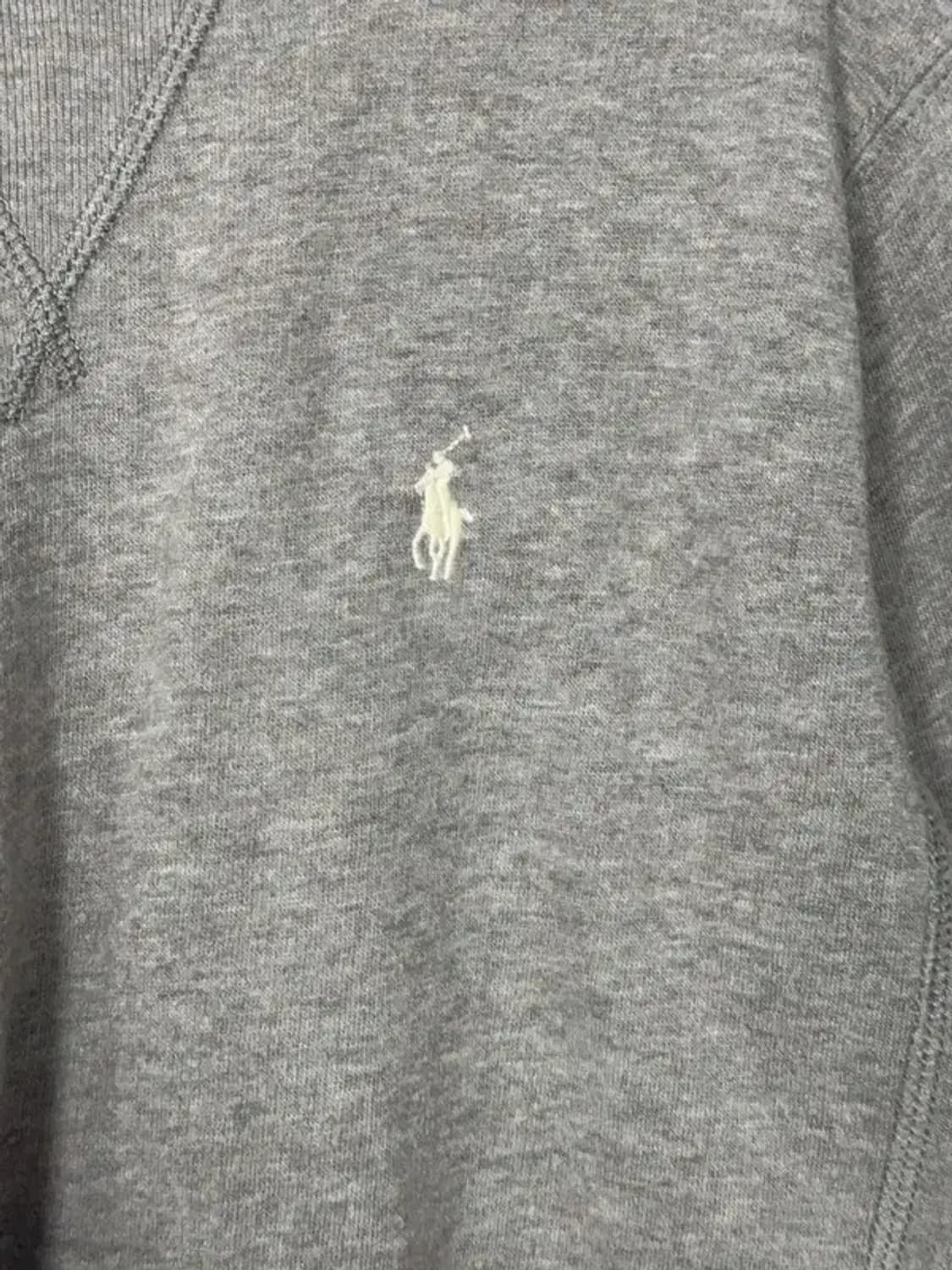 폴로 로고 그레이 맨투맨 M 상품이미지6