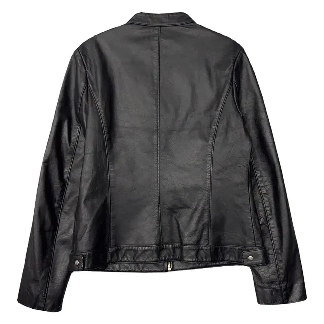 빈티지 차이나넥 여성 레더 자켓 M 상품이미지2