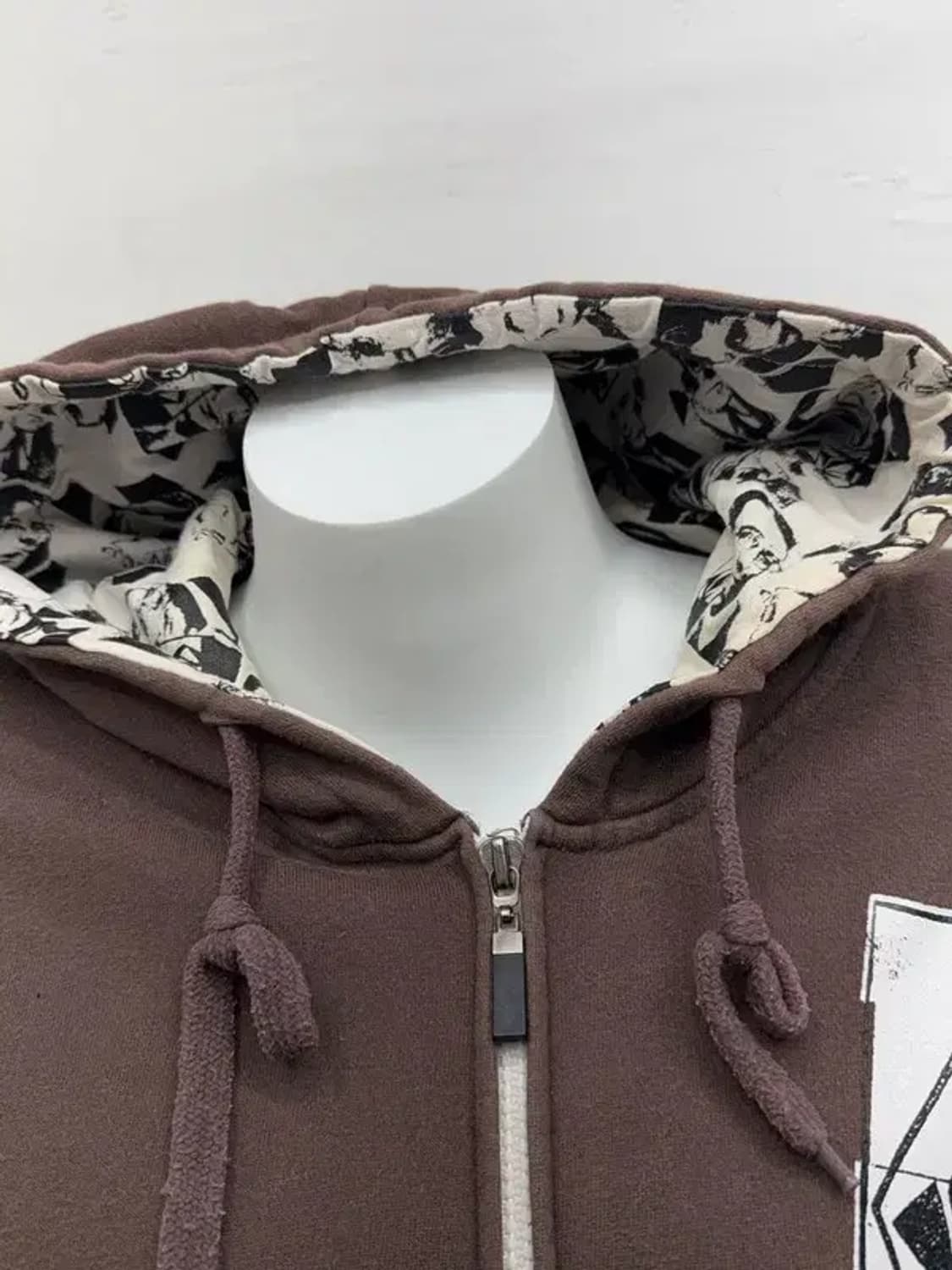 볼콤 프린팅 브라운 집업 XL 상품이미지9