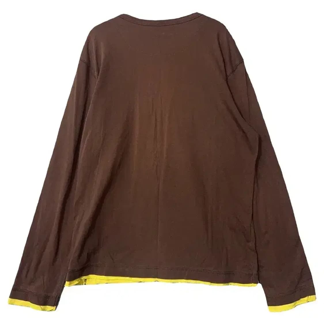 SMEX 빈티지 브라운 Y2K 슬리브 긴팔티 L 상품이미지2