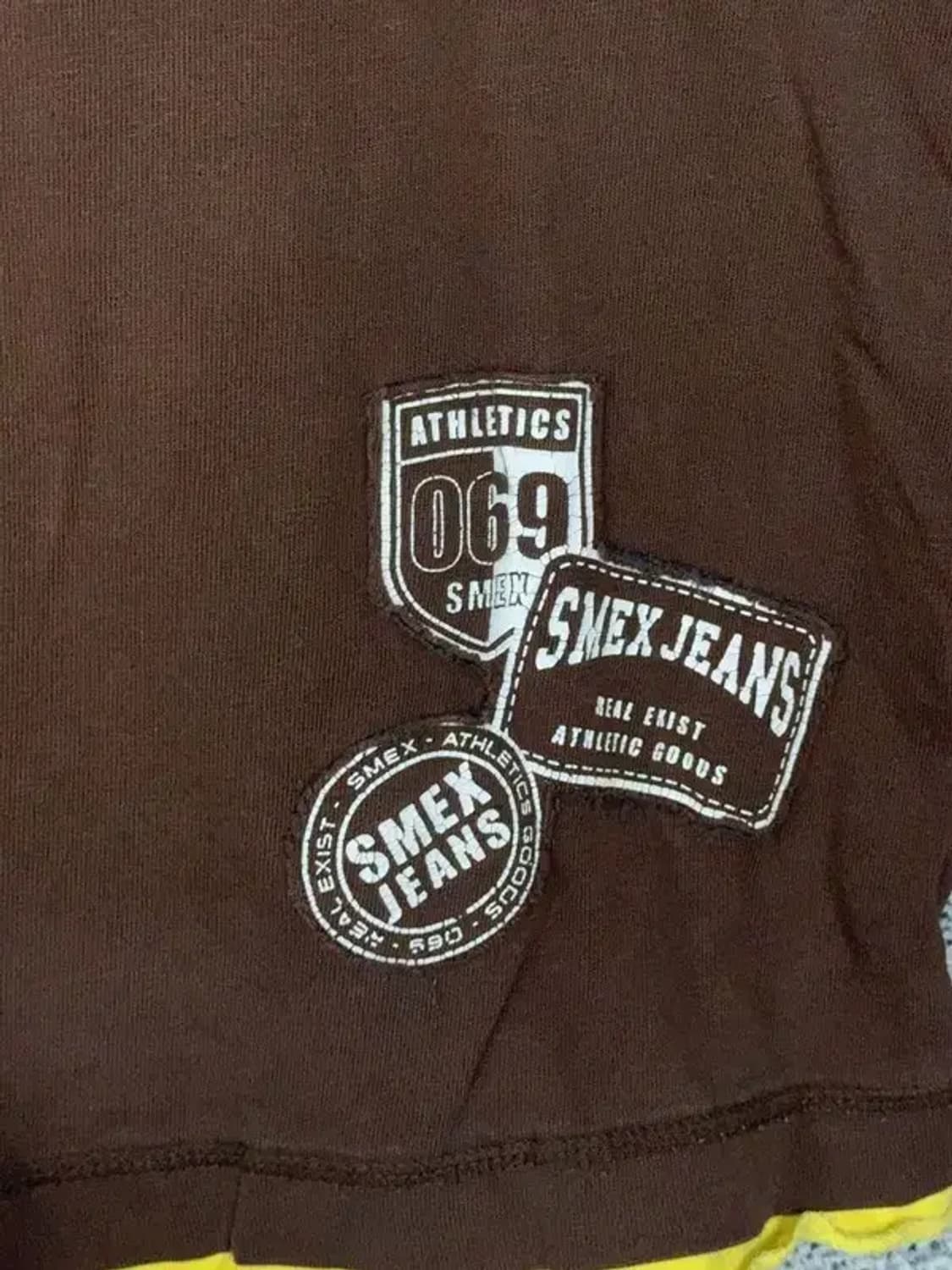 SMEX 빈티지 브라운 Y2K 슬리브 긴팔티 L 상품이미지7