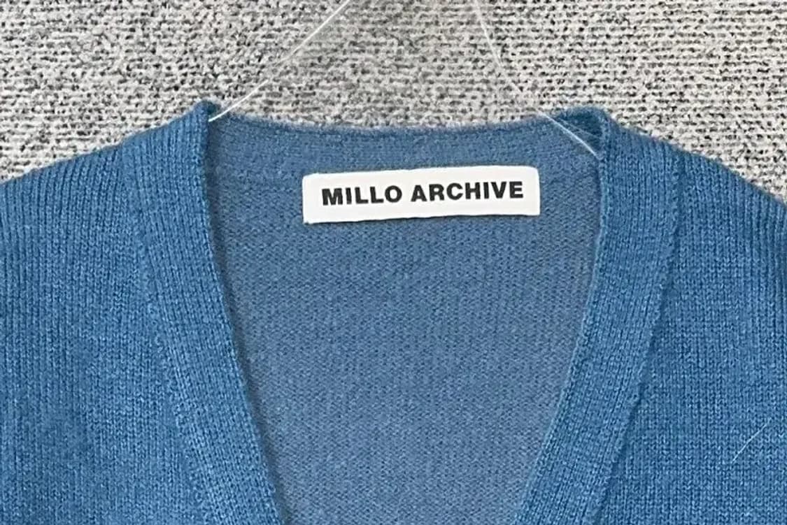 밀로 아카이브 블루 가디건 M 상품이미지5