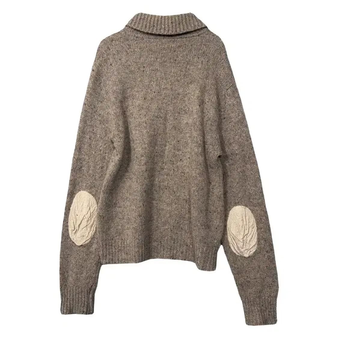 펜들턴 브라운 오트빌 버튼 숄카라 버진 울 니트 M 상품이미지2