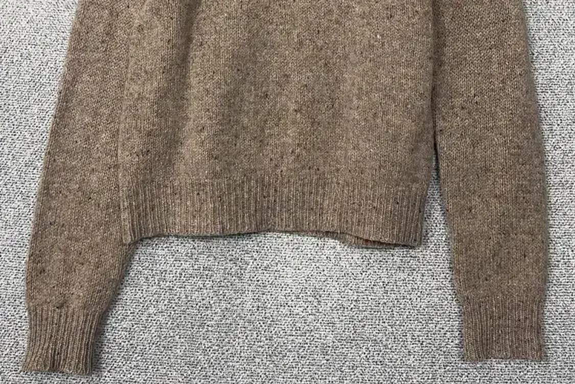 펜들턴 브라운 오트빌 버튼 숄카라 버진 울 니트 M 상품이미지4