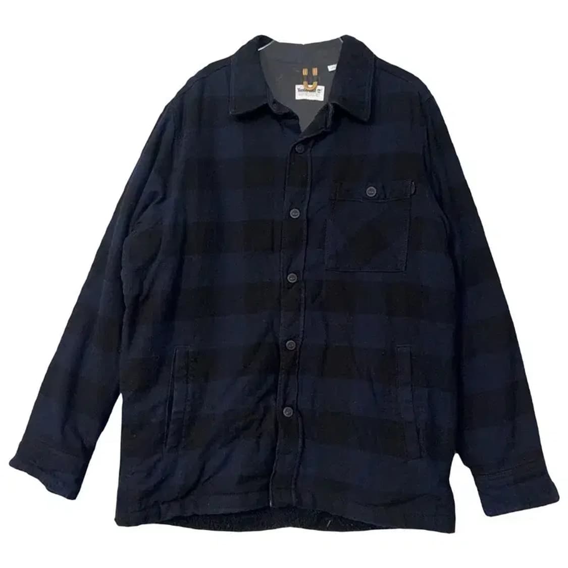 팀버랜드 체크 네이비 플란넬 자켓 L/G 상품이미지1