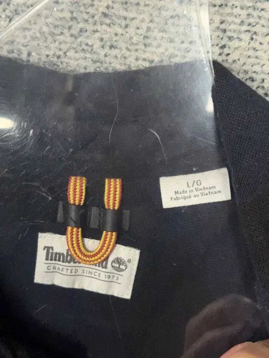 팀버랜드 체크 네이비 플란넬 자켓 L/G 상품이미지7