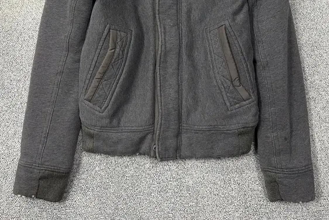 홀리스터 그레이 포켓 디테일 하드 코튼 후드 집업 M 상품이미지4