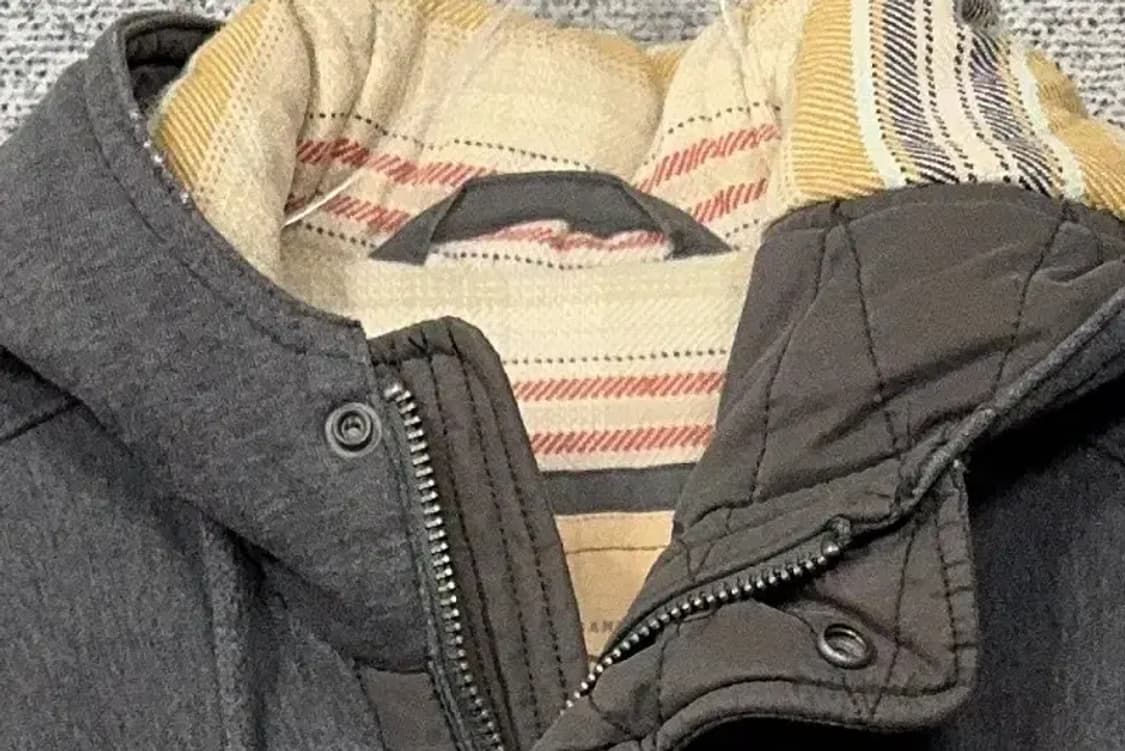 홀리스터 그레이 포켓 디테일 하드 코튼 후드 집업 M 상품이미지5