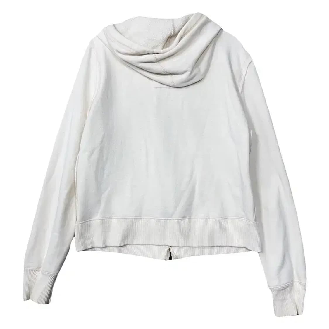 Y2K 자수 크림 후드집업 L 상품이미지2