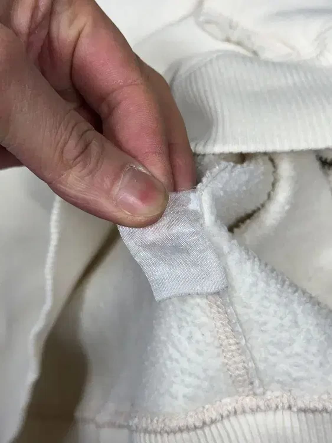 Y2K 자수 크림 후드집업 L 상품이미지8