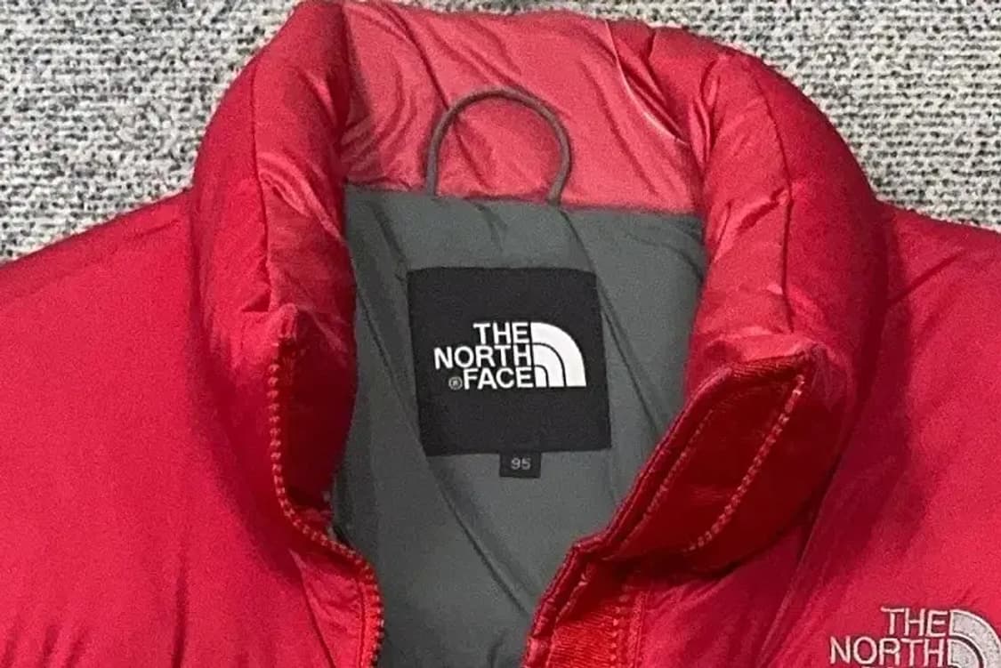 노스페이스 700 눕시 레드 다운 패딩 95 상품이미지5