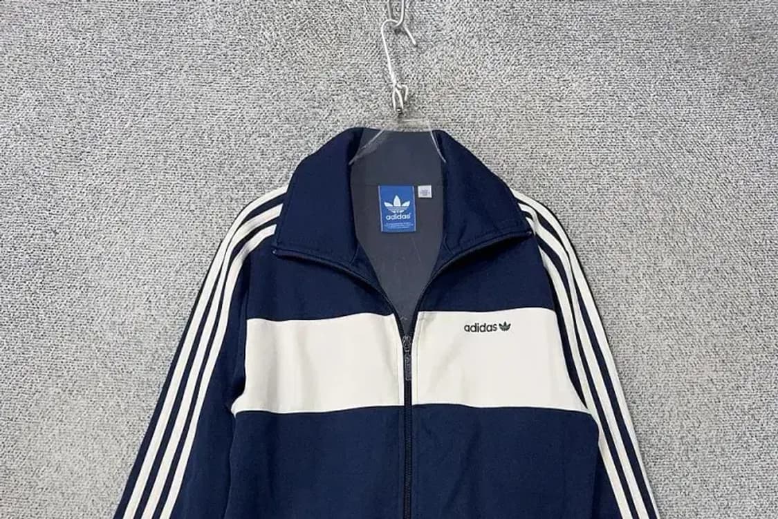 아디다스 네이비 베켄바우어 오버핏 트랙탑 집업 저지 105 상품이미지3