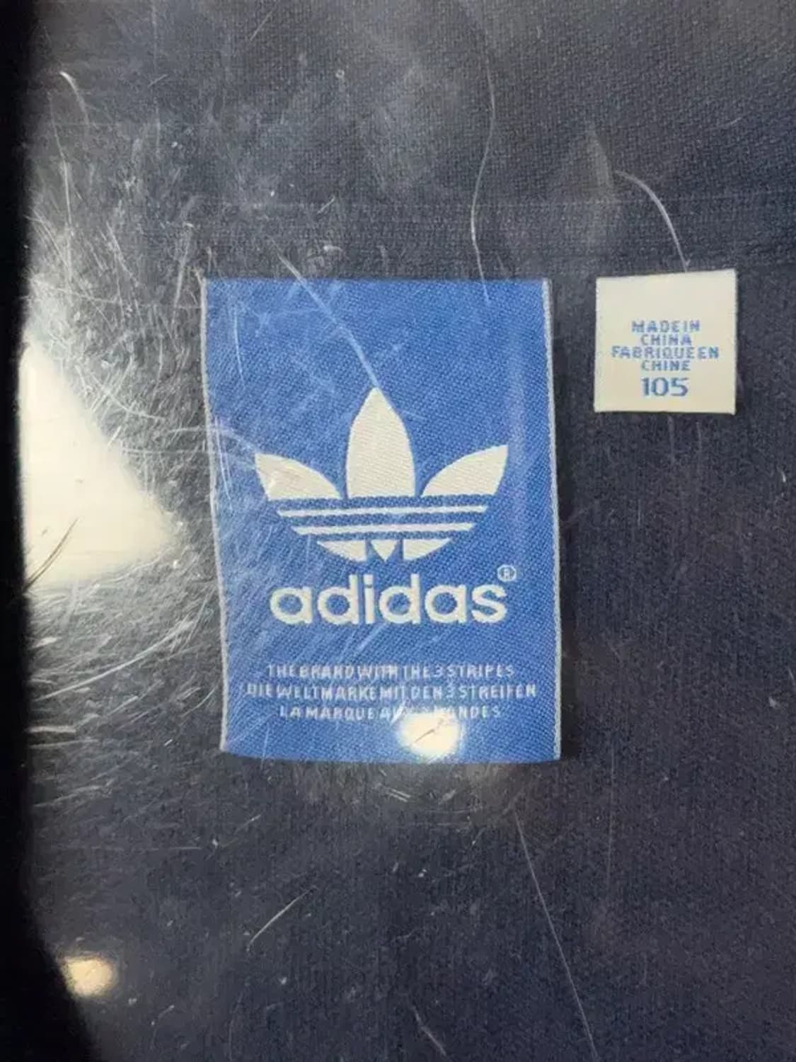 아디다스 네이비 베켄바우어 오버핏 트랙탑 집업 저지 105 상품이미지6