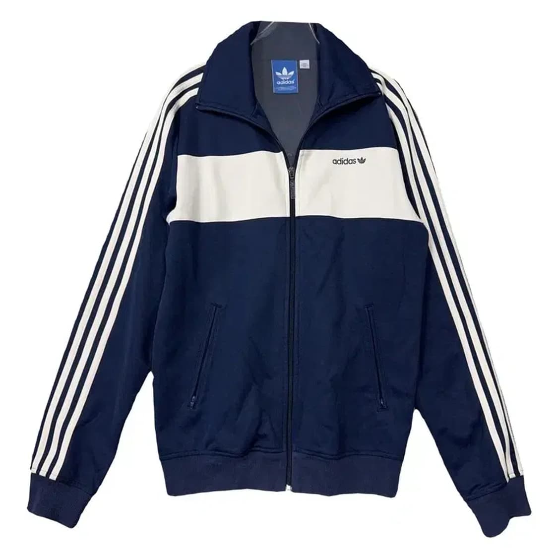 아디다스 네이비 베켄바우어 오버핏 트랙탑 집업 저지 105 상품이미지1