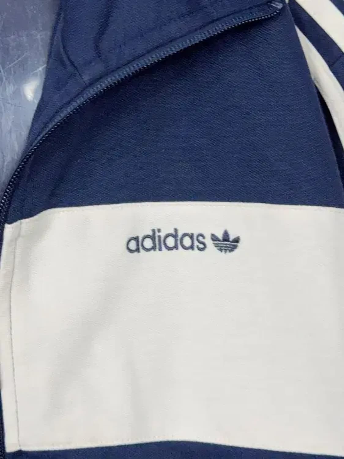 아디다스 네이비 베켄바우어 오버핏 트랙탑 집업 저지 105 상품이미지5