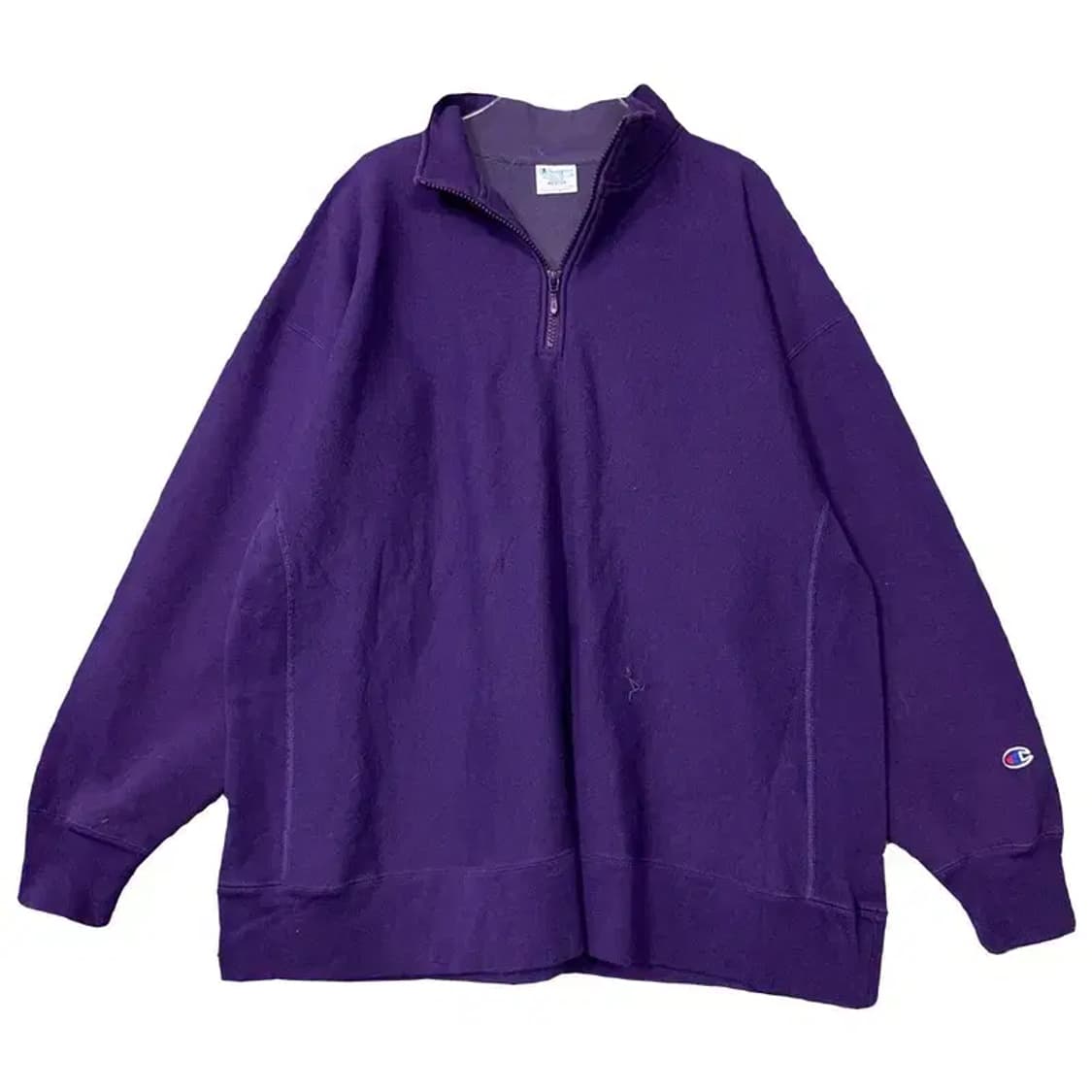 챔피온 퍼플 리버스위브 스웻셔츠 맨투맨 MEDIUM 상품이미지1