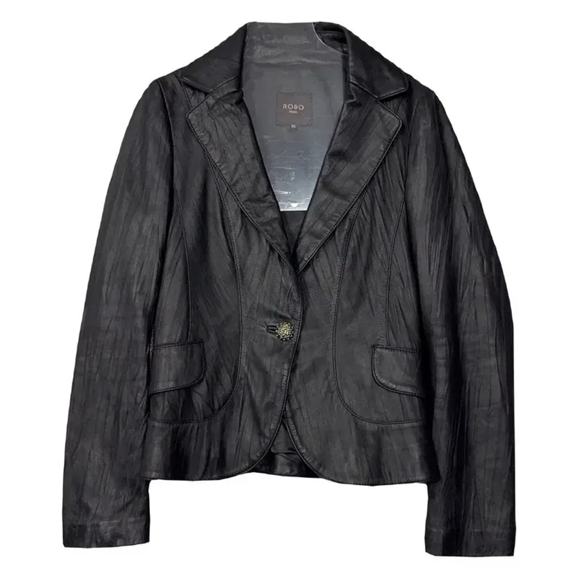 로보 블랙 쉽스킨 양가죽 블레이저 66 상품이미지1