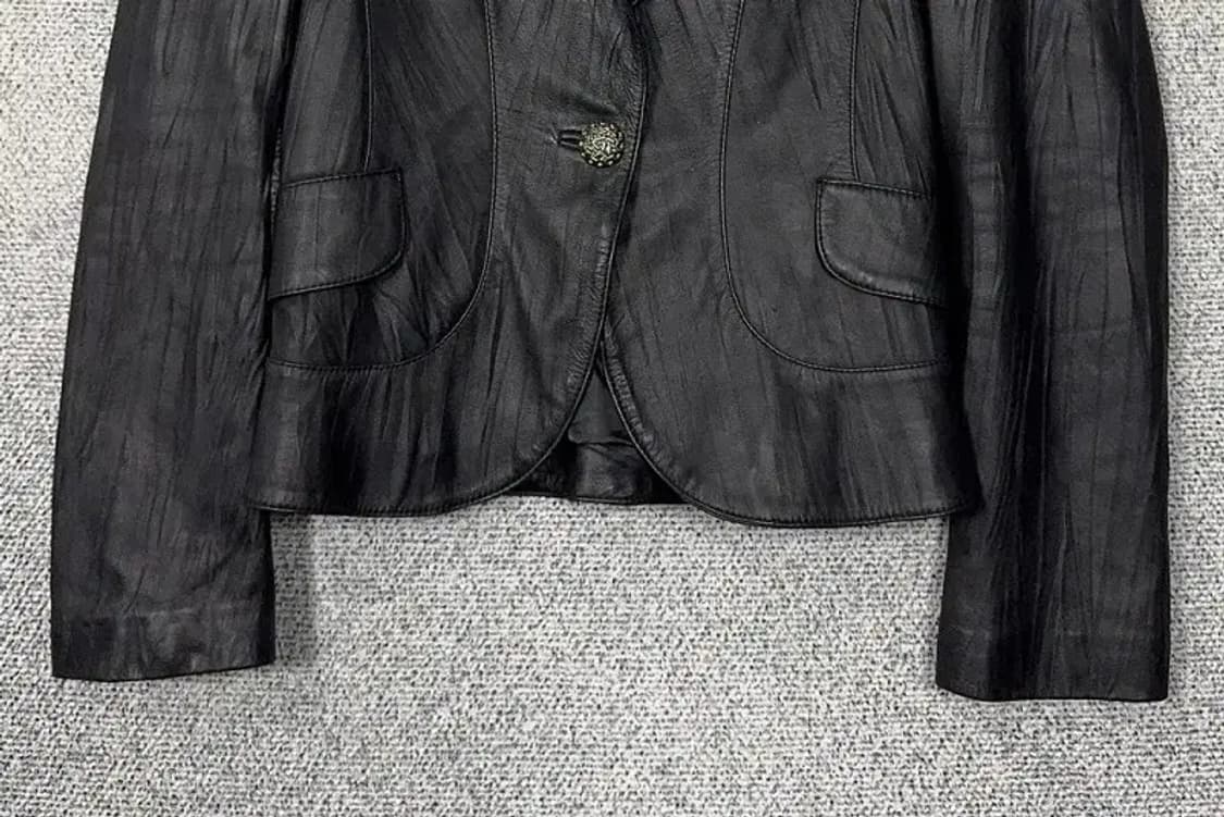 로보 블랙 쉽스킨 양가죽 블레이저 66 상품이미지4