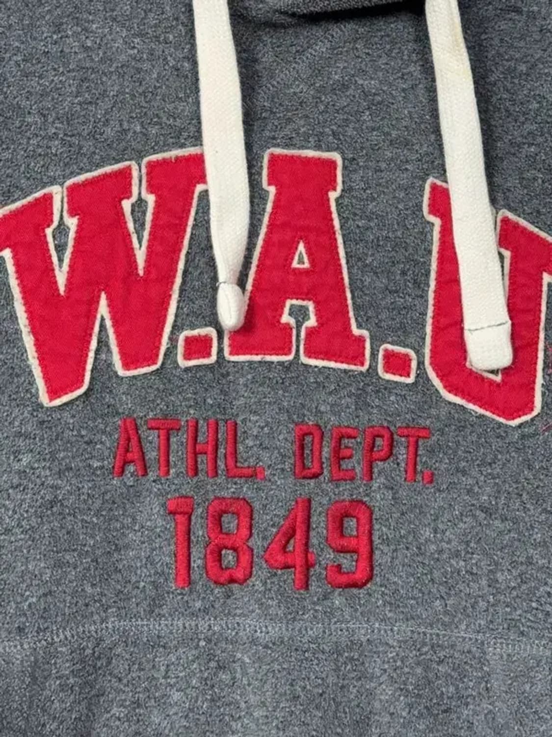 후아유 Y2K 스펠 로고 그레이 후드티 L 상품이미지7