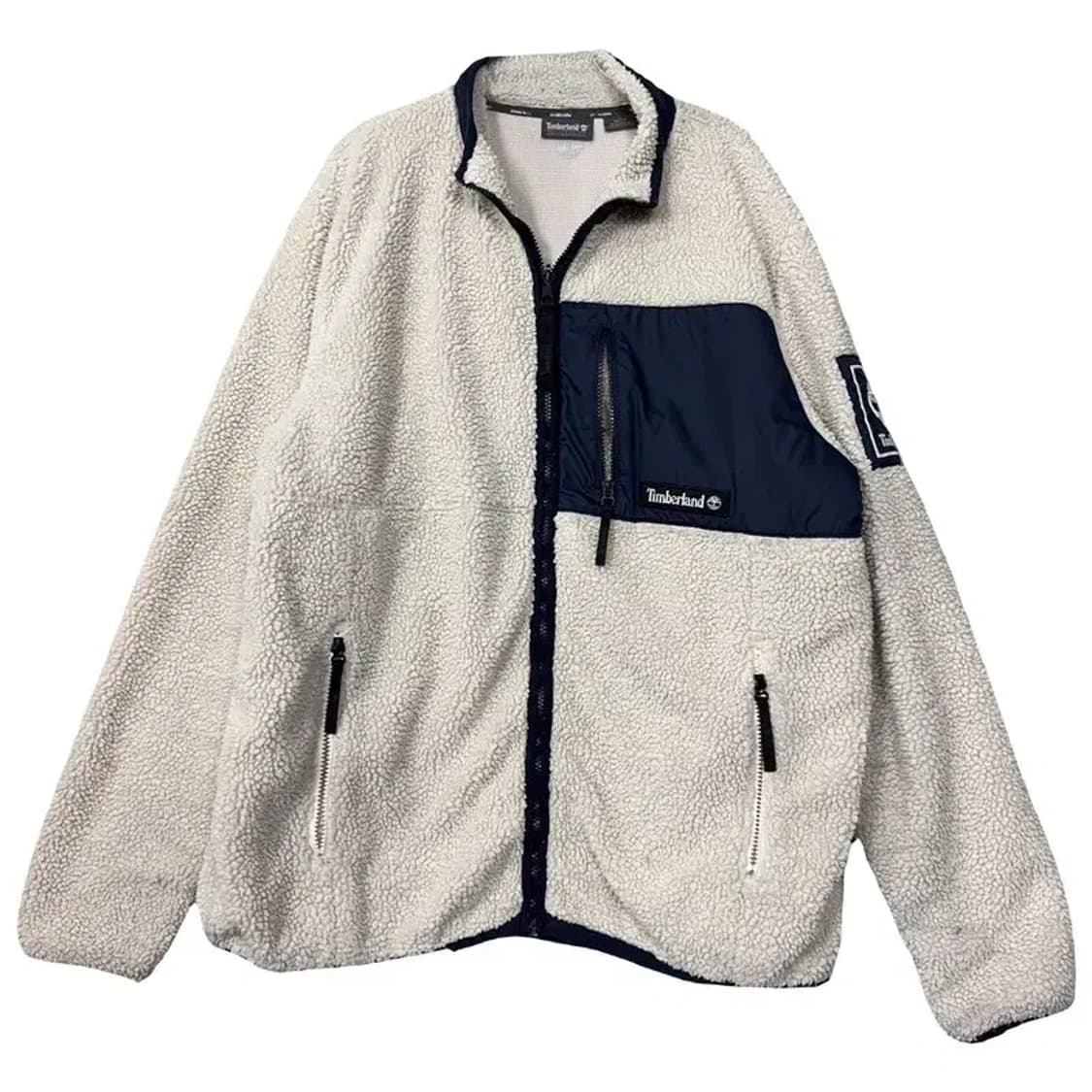 팀버랜드 크림 베이지 플리스 후리스 XL/TG 상품이미지1