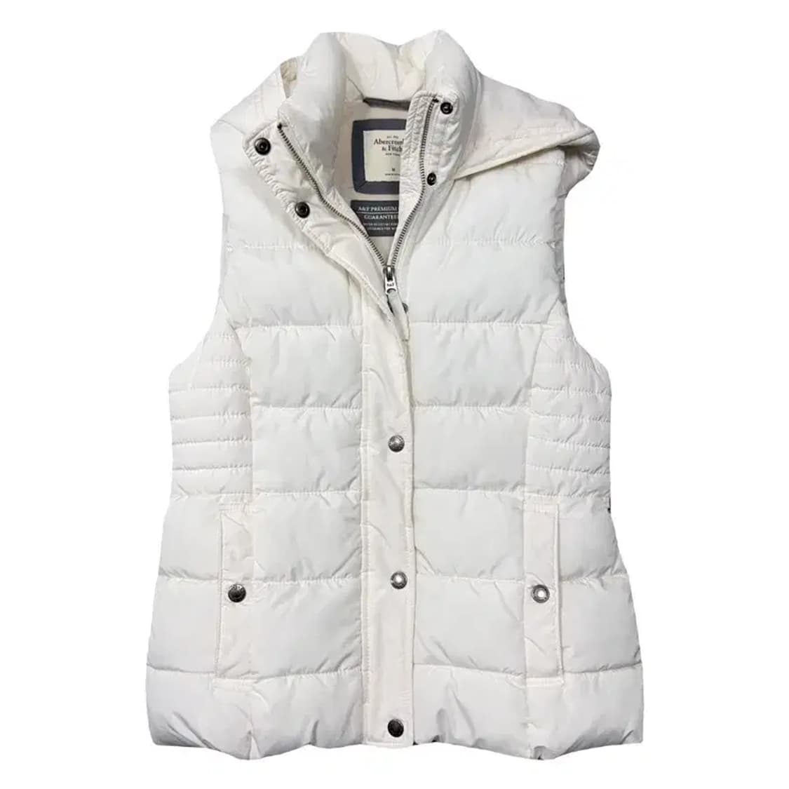아베크롬비 화이트 패딩 조끼 M 상품이미지1