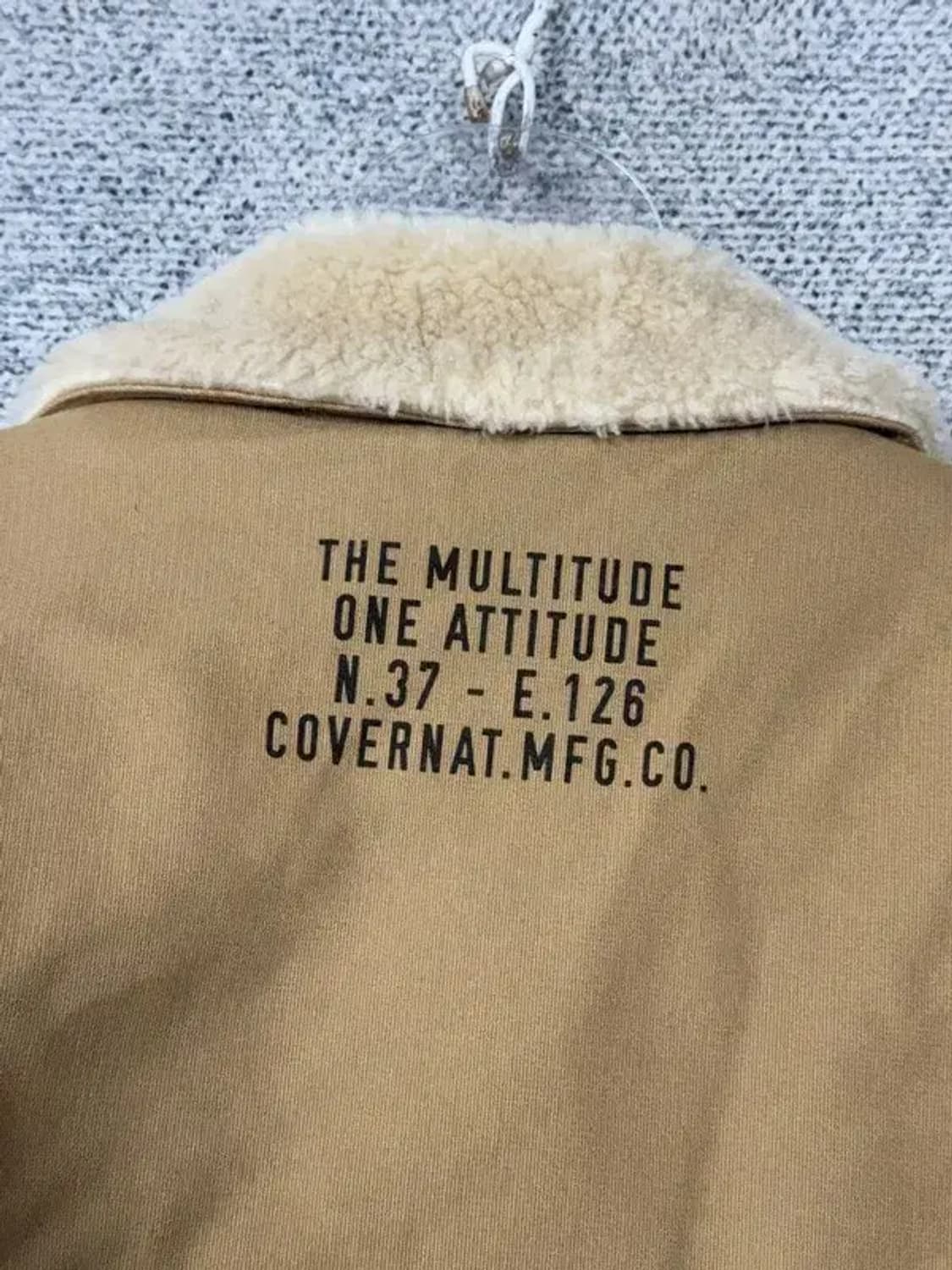 커버낫 베이지 빈티지 버튼 자켓 X-LARGE 상품이미지10