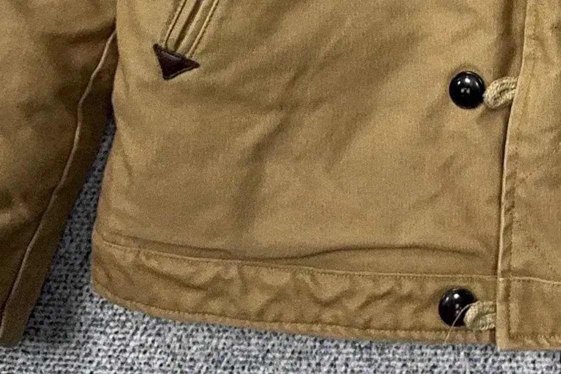 커버낫 베이지 빈티지 버튼 자켓 X-LARGE 상품이미지6