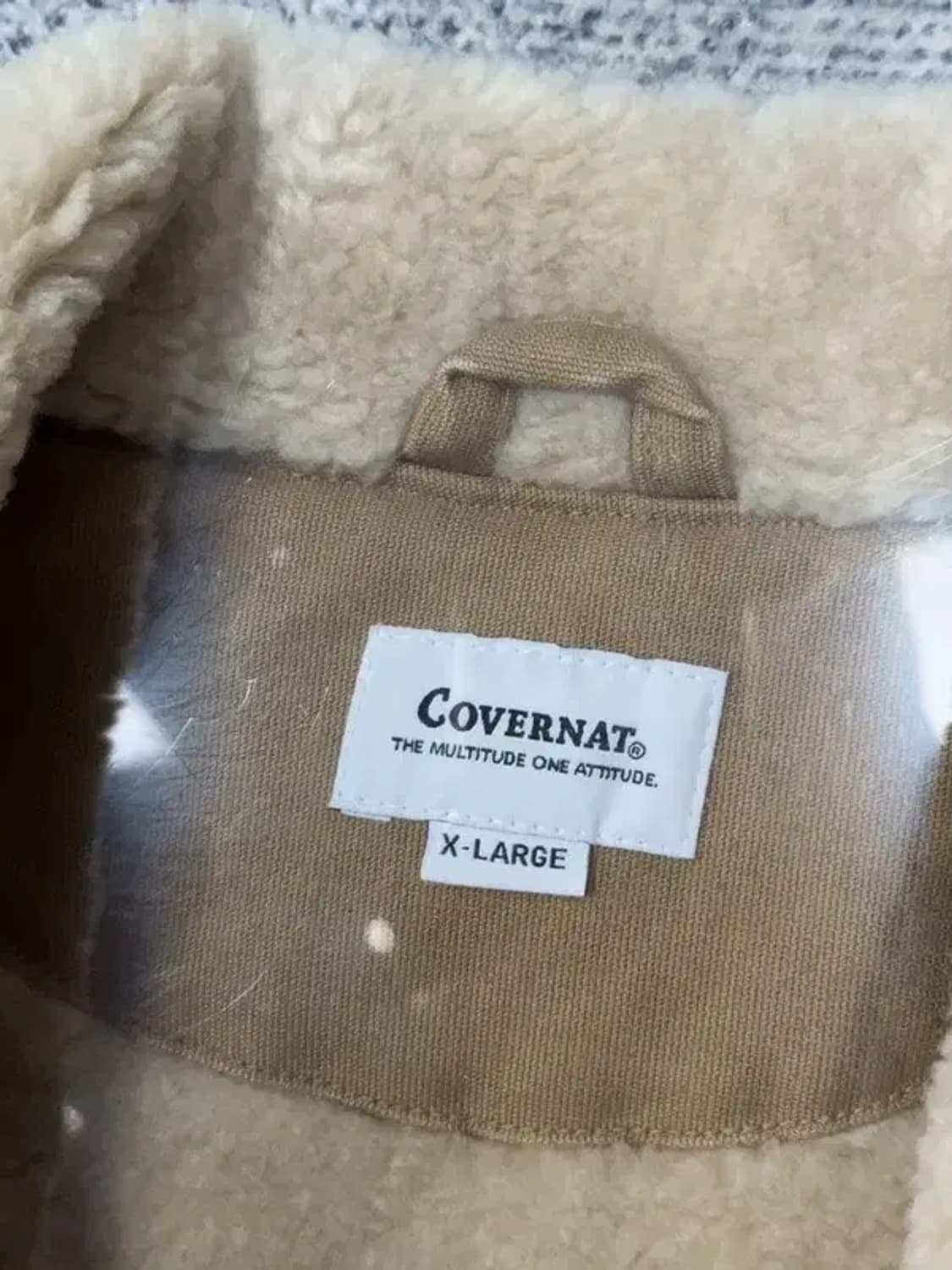 커버낫 베이지 빈티지 버튼 자켓 X-LARGE 상품이미지7