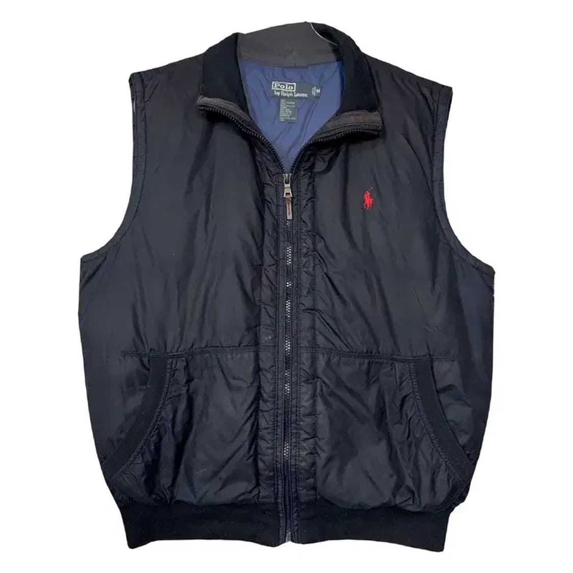 폴로 랄프로렌 로고 다운 패딩 조끼 M 상품이미지1