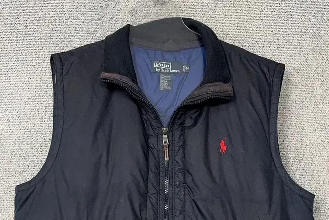 폴로 랄프로렌 로고 다운 패딩 조끼 M 상품이미지3