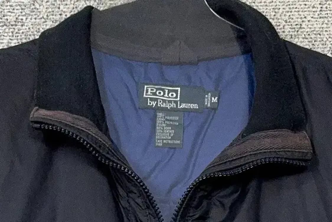 폴로 랄프로렌 로고 다운 패딩 조끼 M 상품이미지5