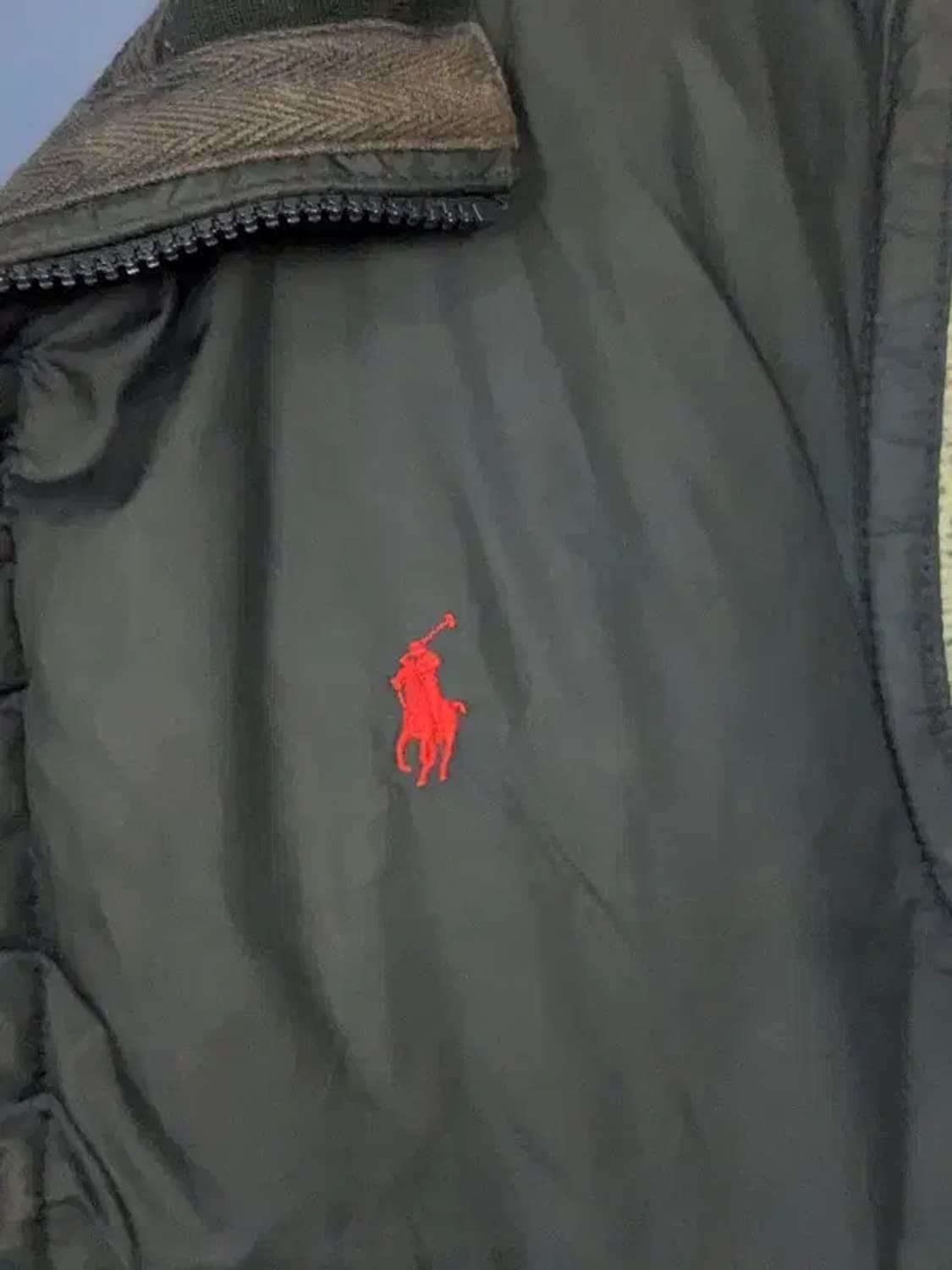 폴로 랄프로렌 로고 다운 패딩 조끼 M 상품이미지7