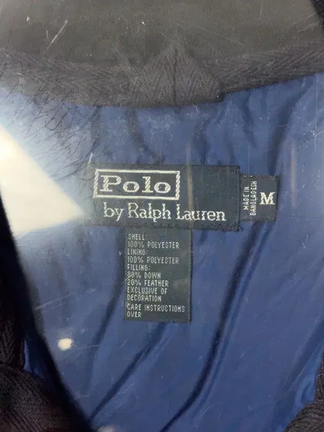 폴로 랄프로렌 로고 다운 패딩 조끼 M 상품이미지8