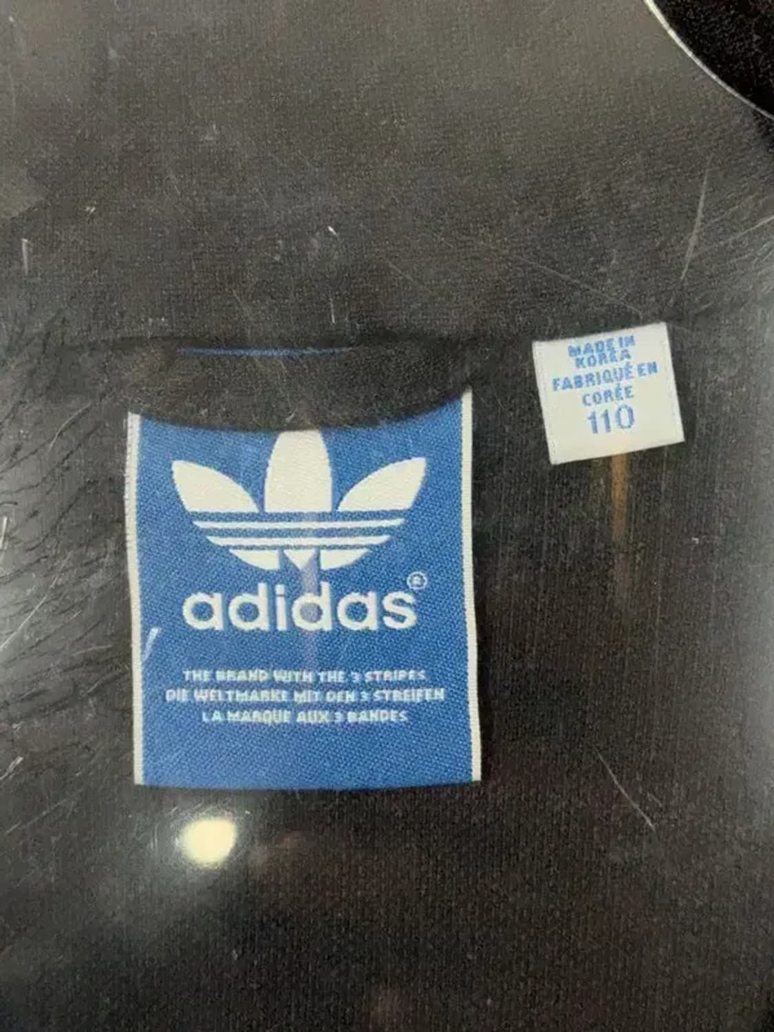 아디다스 검흰 유로파 트랙탑 집업 저지 110 상품이미지7