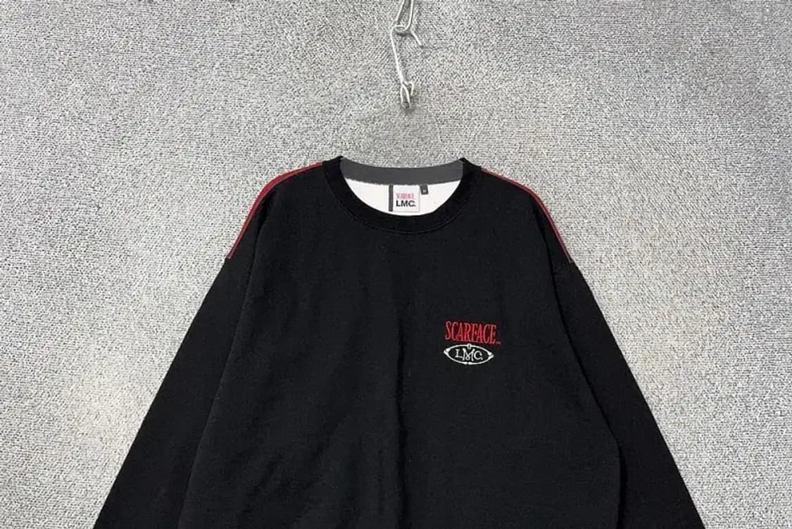 엘엠씨 스카페이스 블랙 스웻셔츠 맨투맨 M 상품이미지3