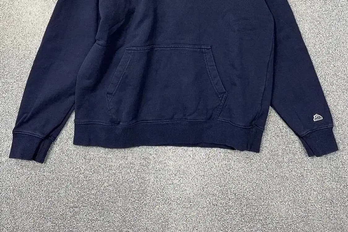 리 프린팅 네이비 후드티 L 상품이미지4