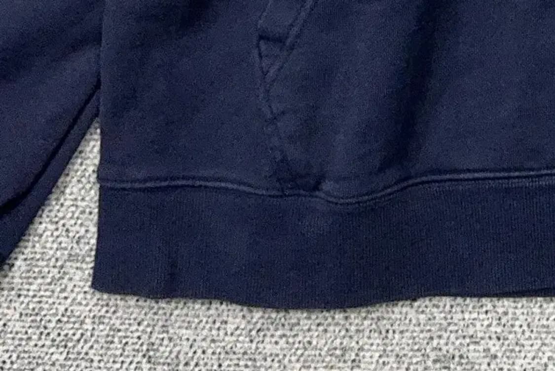 리 프린팅 네이비 후드티 L 상품이미지6