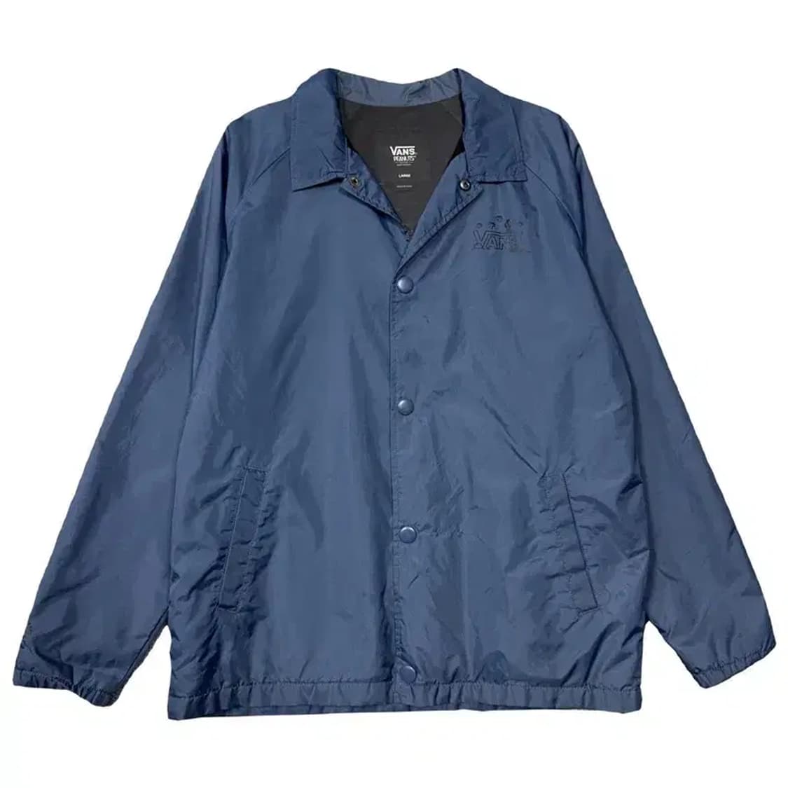반스 네이비 코치 자켓 LARGE 상품이미지1