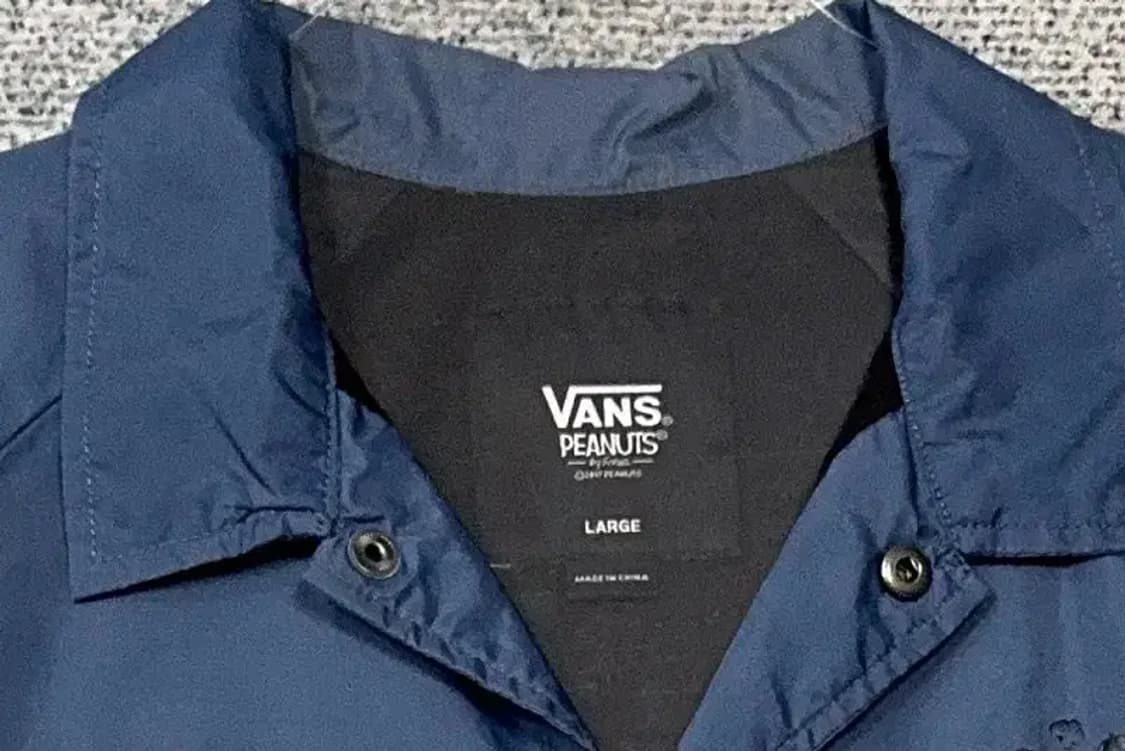반스 네이비 코치 자켓 LARGE 상품이미지5