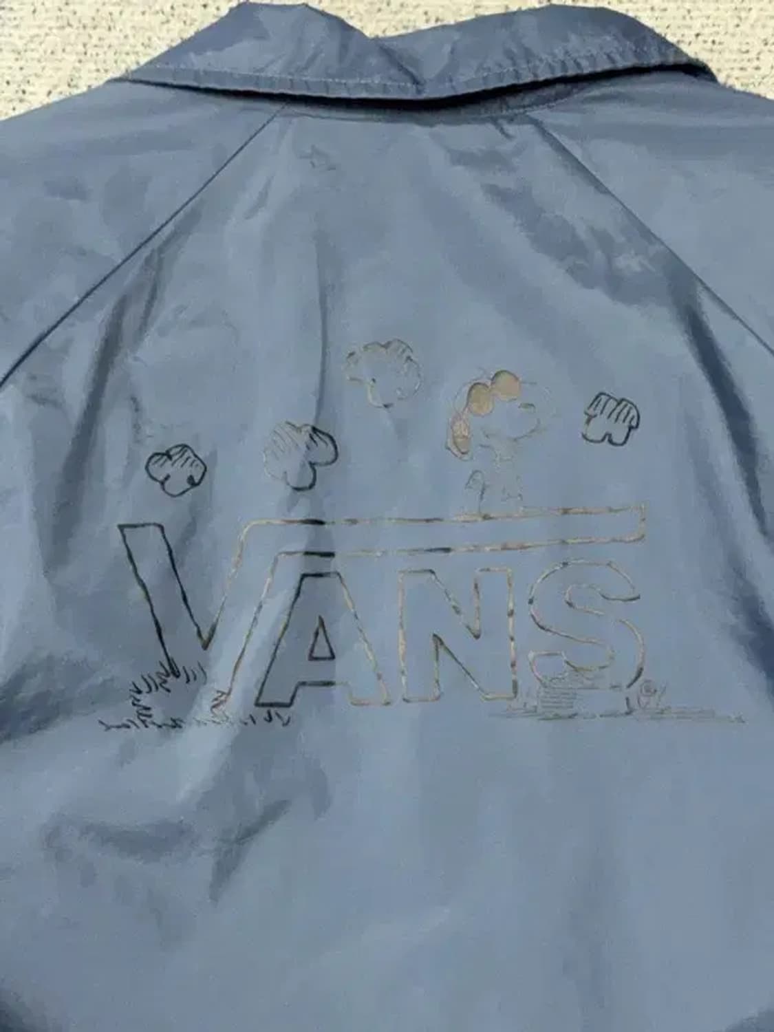 반스 네이비 코치 자켓 LARGE 상품이미지8