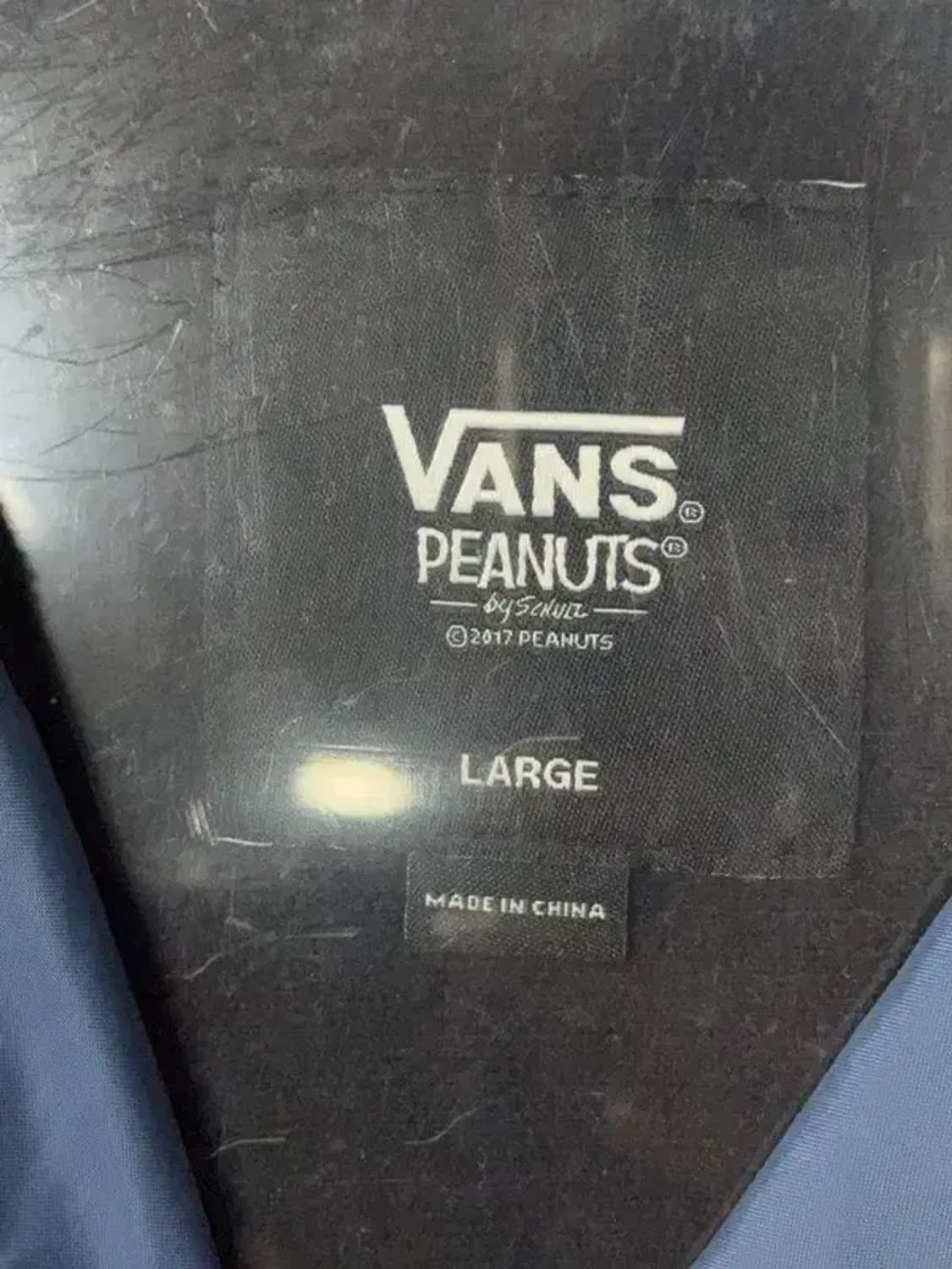 반스 네이비 코치 자켓 LARGE 상품이미지9