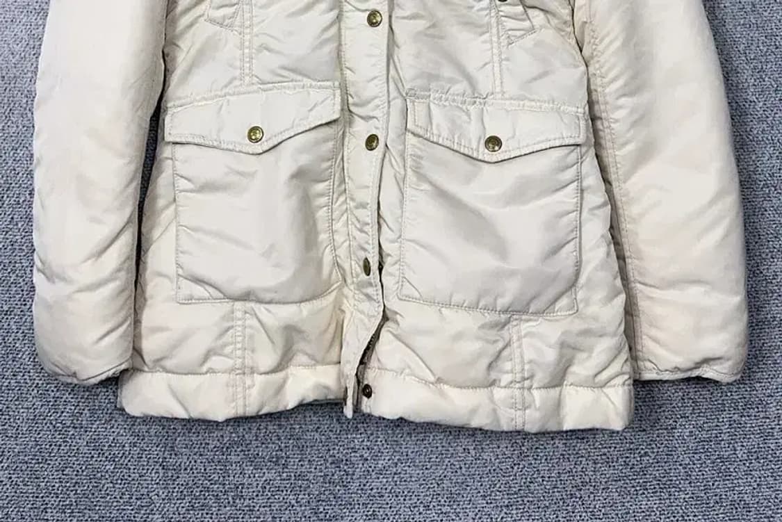 폴로 두산 크림 화이트 완장 금장 로고 N3B 여성 패딩 점퍼 XS 상품이미지4