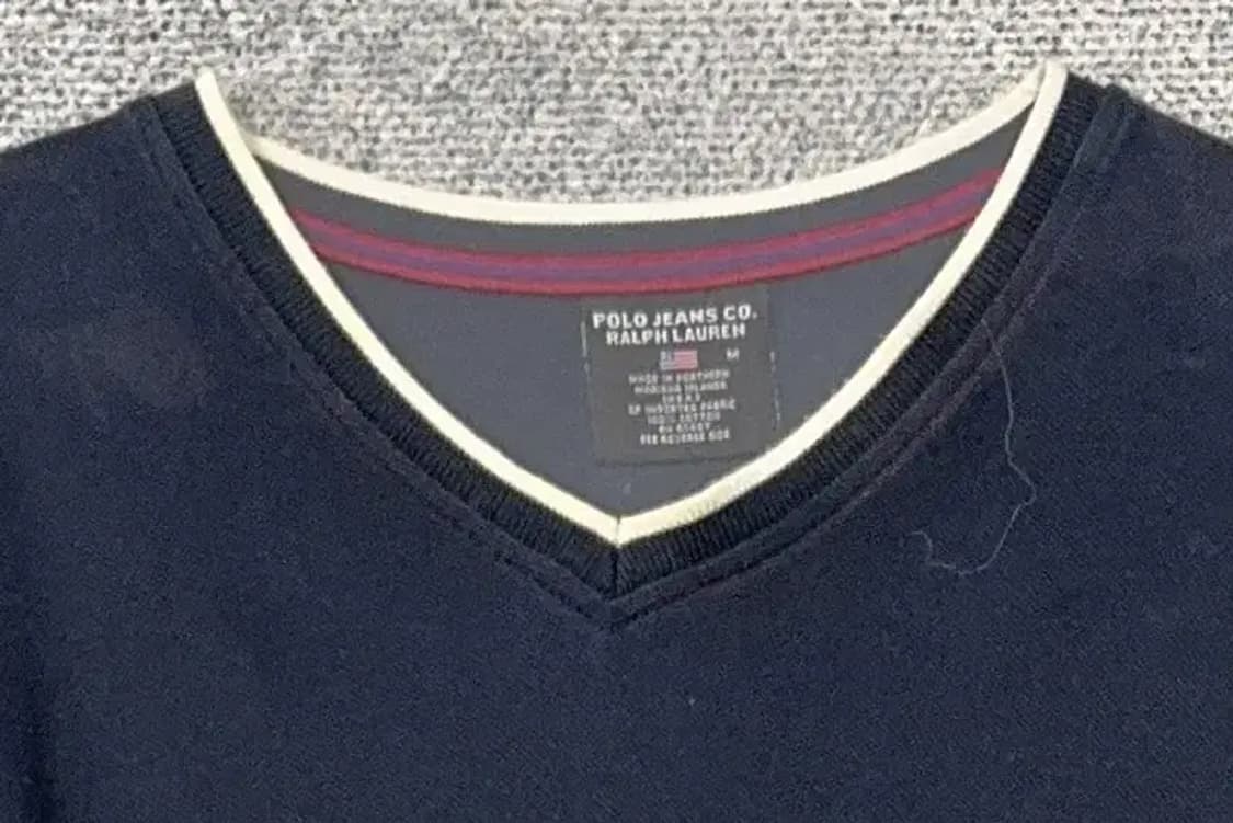 폴로 진스 컴퍼니 빈티지 슬리브 긴팔티 M 상품이미지5
