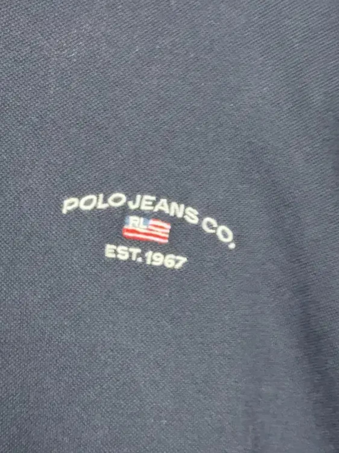 폴로 진스 컴퍼니 빈티지 슬리브 긴팔티 M 상품이미지7