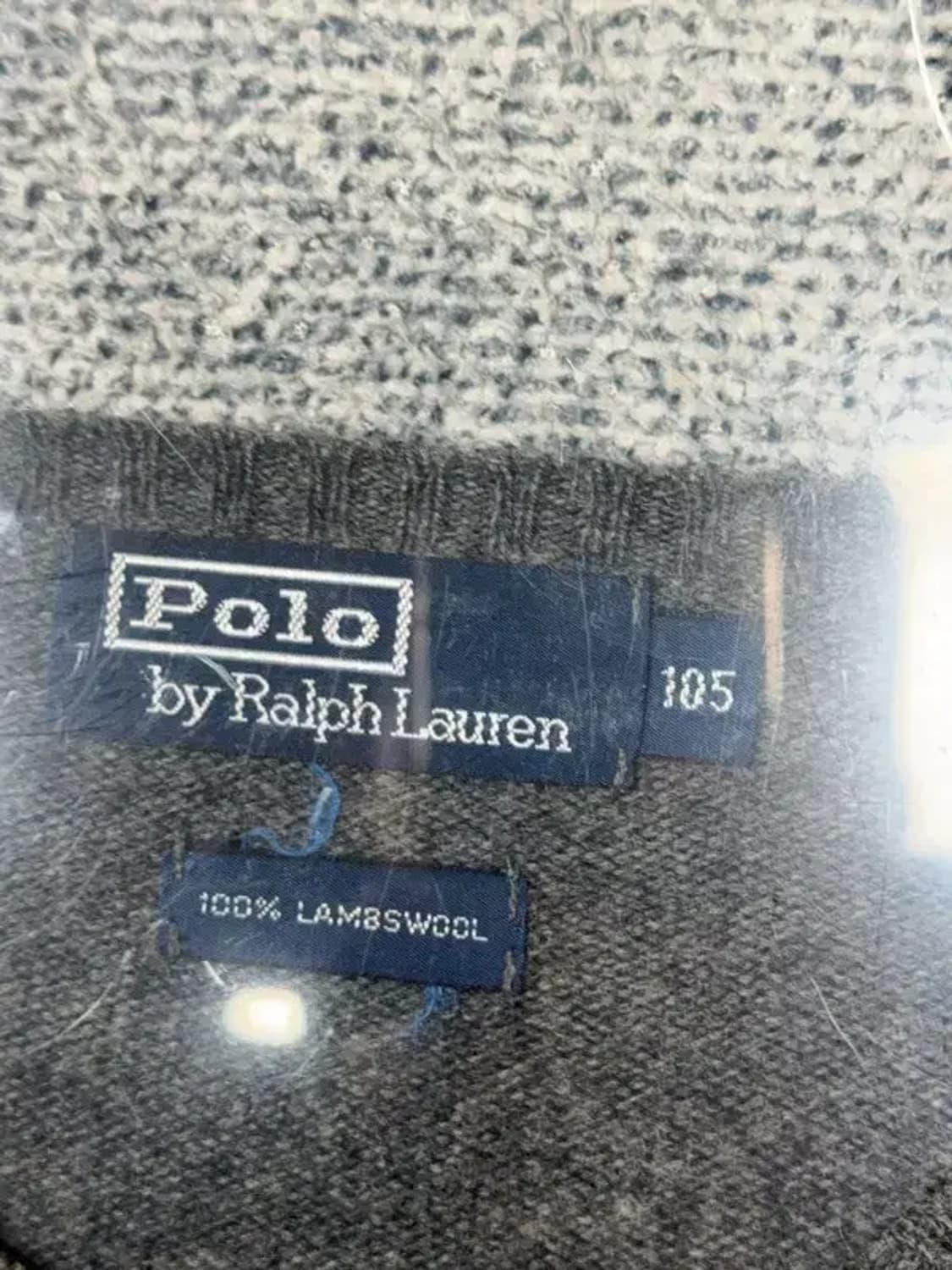 폴로 두산 램스 울 그레이 니트 105 상품이미지7