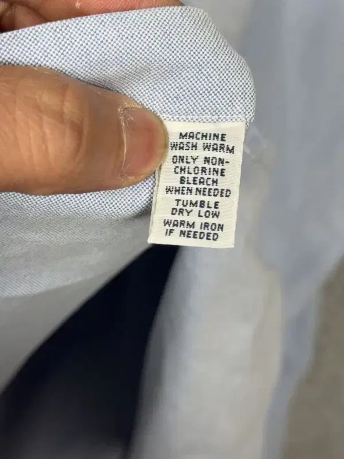 폴로 라이트 블루 오버 사이즈 옥스포드 셔츠 2XLT TALL 상품이미지9