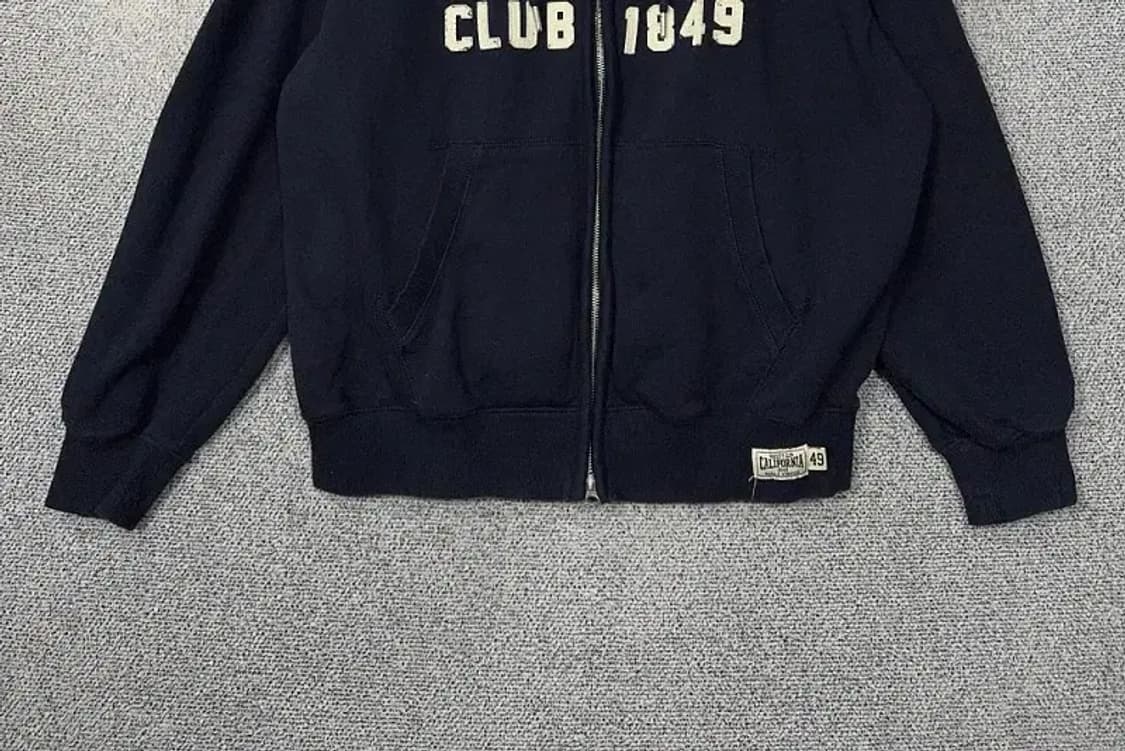 후아유 Y2K 스펠 로고 하드 코튼 후드집업 L 상품이미지4